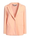 Jijil Woman Blazer Salmon Pink Size 12 Cotton, Polyester