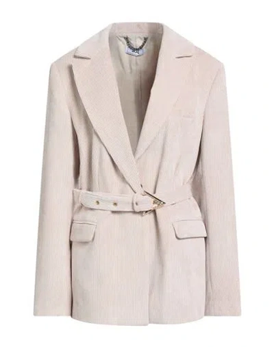 Jijil Woman Blazer Sand Size 12 Polyester, Polyamide, Elastane