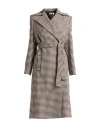 Jijil Woman Coat Black Size 8 Polyester, Wool, Viscose, Acetate In Neutral