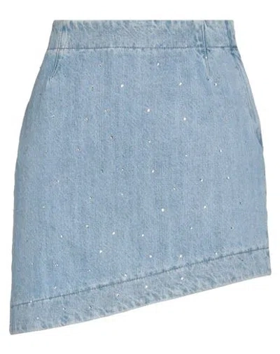 Jijil Woman Denim Skirt Blue Size 28 Cotton