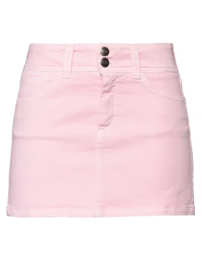 Jijil Denim Skirts In Pink
