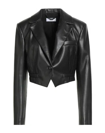 Jijil Woman Jacket Black Size 4 Polyester