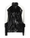 Jijil Woman Jacket Black Size 6 Polyester, Polyurethane Coated In Black