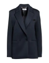 Jijil Woman Jacket Midnight Blue Size 4 Polyester, Elastane In Blue