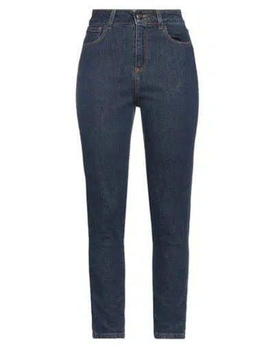 Jijil Woman Jeans Blue Size 28 Cotton, Elastane