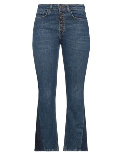 Jijil Woman Jeans Blue Size 30 Cotton, Elastane