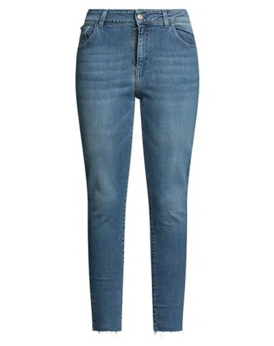 Jijil Woman Jeans Blue Size 31 Cotton, Elastane