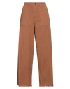Jijil Woman Jeans Tan Size 26 Cotton, Elastane In Brown