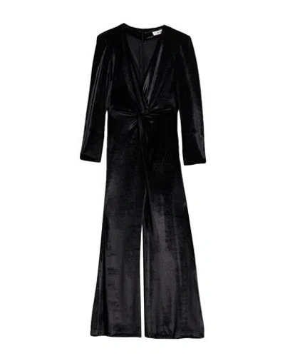 Jijil Woman Jumpsuit Black Size 4 Polyester, Elastane