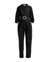 Jijil Woman Jumpsuit Black Size 8 Cotton, Polyamide, Elastane In Black