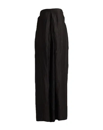 Jijil Woman Jumpsuit Black Size 8 Linen, Polyamide