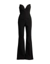 Jijil Woman Jumpsuit Black Size 8 Polyester, Elastane In Black