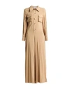 Jijil Woman Jumpsuit Camel Size 10 Viscose, Polyester In Brown