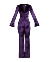 Jijil Woman Jumpsuit Dark Purple Size 8 Polyester, Elastane In Purple