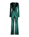 Jijil Woman Jumpsuit Emerald Green Size 8 Polyester, Elastane