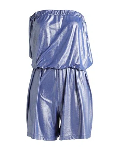 Jijil Woman Jumpsuit Light Blue Size M Polyester, Elastane