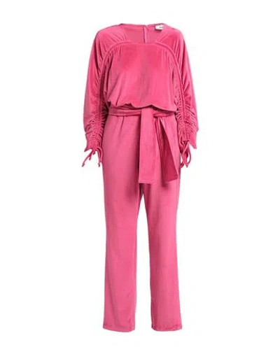 Jijil Woman Jumpsuit Magenta Size 4 Polyester, Elastane In Pink