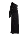 Jijil Woman Maxi Dress Black Size 2 Viscose, Polyester