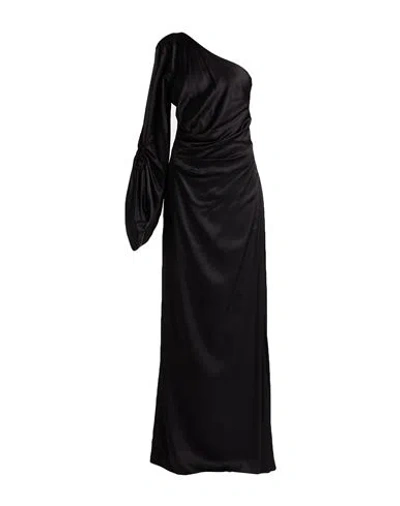 Jijil Woman Maxi Dress Black Size 2 Viscose, Polyester