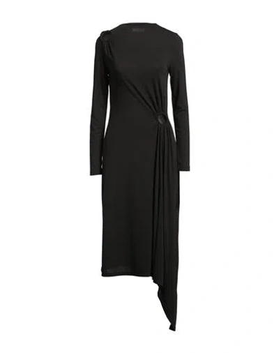 Jijil Woman Maxi Dress Black Size 4 Polyester, Viscose, Elastane