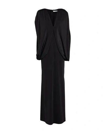 Jijil Woman Maxi Dress Black Size 6 Polyester, Elastane