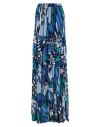 Jijil Woman Maxi Dress Blue Size 6 Polyester