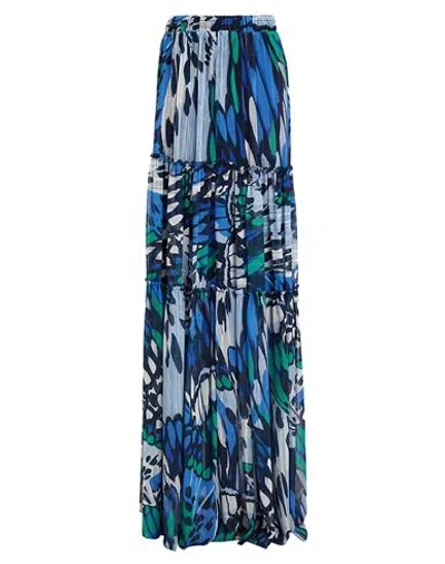 Jijil Woman Maxi Dress Blue Size 6 Polyester
