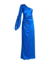 Jijil Woman Maxi Dress Bright Blue Size 8 Viscose, Polyester In Blue