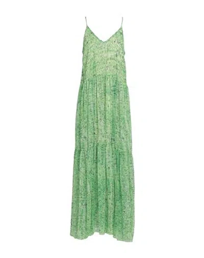 Jijil Woman Maxi Dress Green Size 8 Polyester