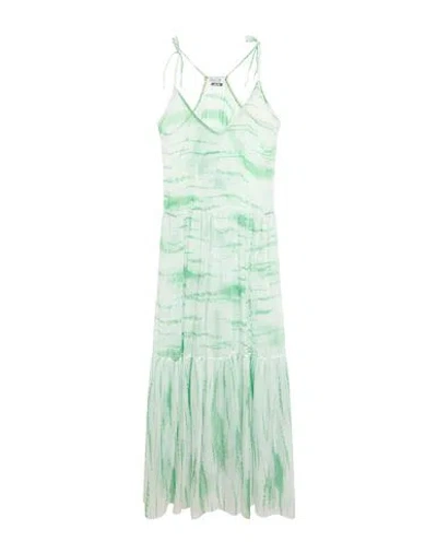 Jijil Woman Maxi Dress Green Size M Polyester