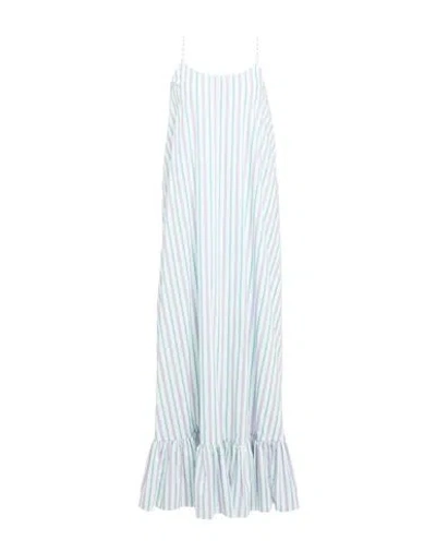 Jijil Woman Maxi Dress Lilac Size 8 Cotton In Blue