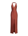 Jijil Woman Maxi Dress Tan Size 10 Polyamide, Elastane In Brown