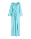 Jijil Long Dresses In Turquoise