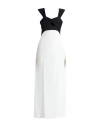 Jijil Woman Maxi Dress White Size 4 Polyester, Elastane