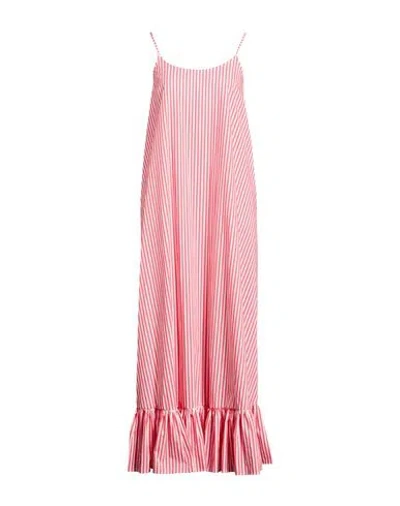 Jijil Woman Maxi Dress White Size 6 Cotton In Multi