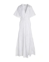 Jijil Woman Maxi Dress White Size 6 Cotton, Polyamide, Elastane In White