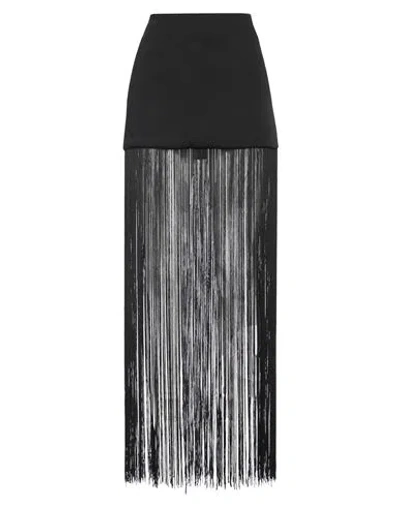 Jijil Woman Maxi Skirt Black Size 8 Polyester, Elastane In Blue