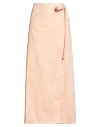Jijil Woman Maxi Skirt Blush Size 10 Cotton, Polyester In Pink