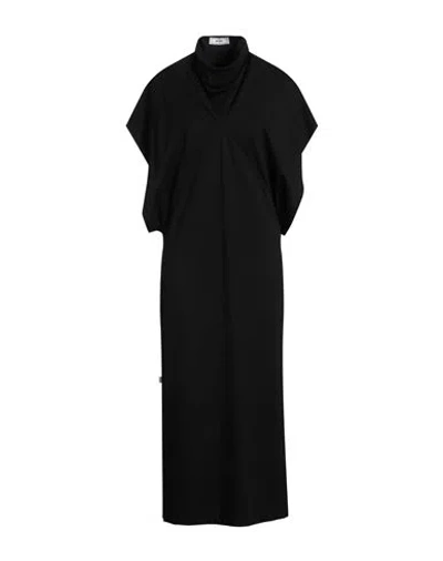 Jijil Woman Midi Dress Black Size 4 Viscose, Polyamide, Elastane