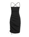 Jijil Woman Midi Dress Black Size 4 Viscose, Polyester In Black