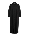 Jijil Woman Midi Dress Black Size 4 Cotton, Polyamide, Elastane In Black