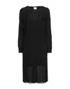 Jijil Midi Dresses In Black