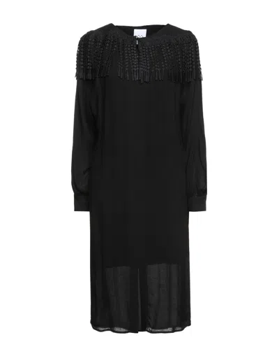 Jijil Midi Dresses In Black