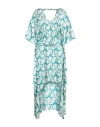 Jijil Woman Midi Dress Cream Size 4 Polyester In Green