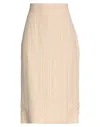 Jijil Midi Skirts In Beige
