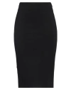 Jijil Woman Midi Skirt Black Size 4 Viscose, Polyamide, Elastane