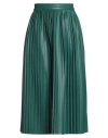 Jijil Woman Midi Skirt Dark Green Size 8 Polyester, Polyurethane