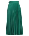 Jijil Woman Midi Skirt Green Size 6 Polyester, Viscose, Elastane