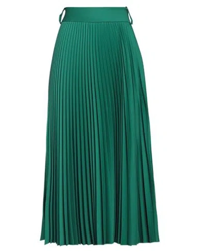 Jijil Woman Midi Skirt Green Size 6 Polyester, Viscose, Elastane In Green