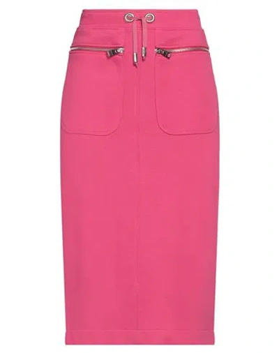 Jijil Woman Midi Skirt Magenta Size 8 Cotton, Polyester In Magenta